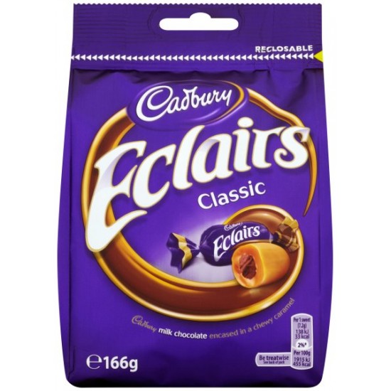 Cadbury Eclairs 166g Cadbury Eclairs 166g