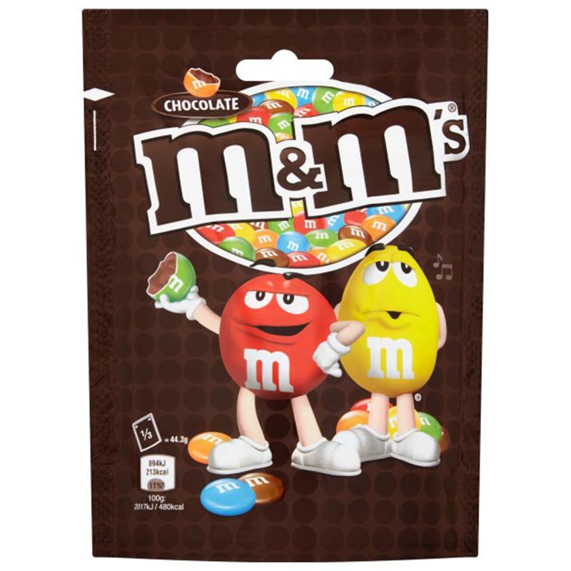M&M's Peanut Pouch 125g (12 Pack)