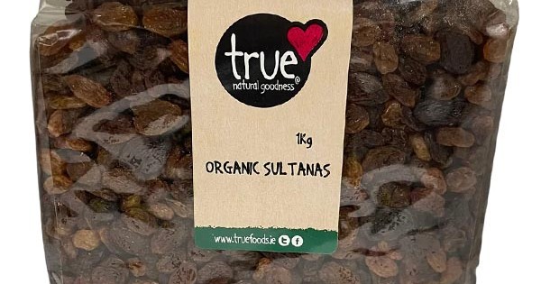 Organic Sultanas 6 x 1kg - Planet Candy Online Sweet Shop