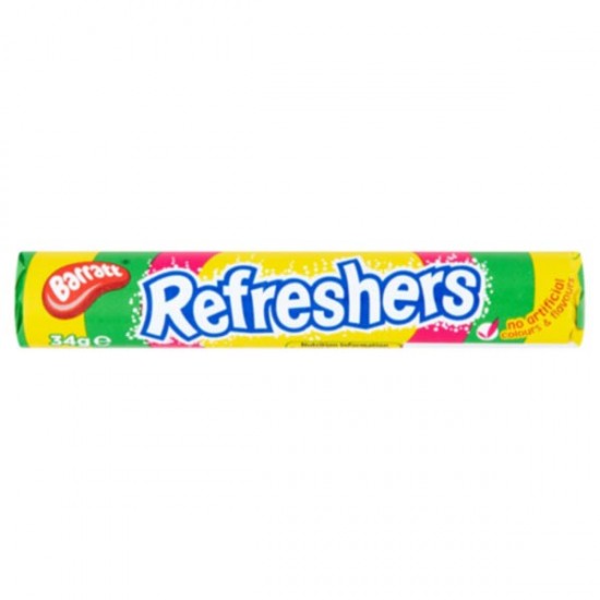 Barratt Refreshers Roll 48 x 34g Barratt Refreshers Roll 48 x 34g