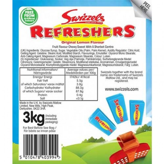 Refresher Sweets 3kg Bag