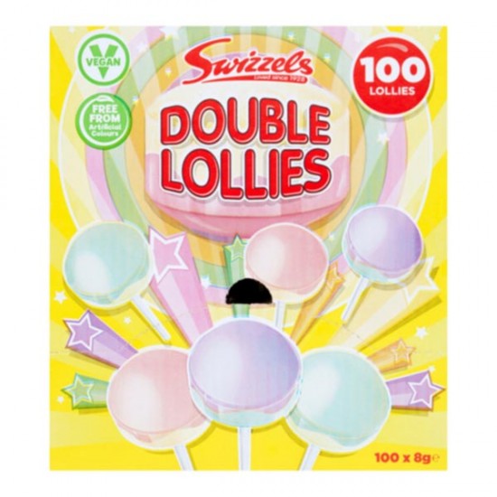 Swizzels Matlow Double Lollies 100 x 8g