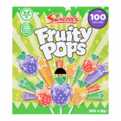 Swizzels Matlow Fruity Pops 100 x 8g