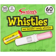 Candy Whistles: 60-Piece Tub