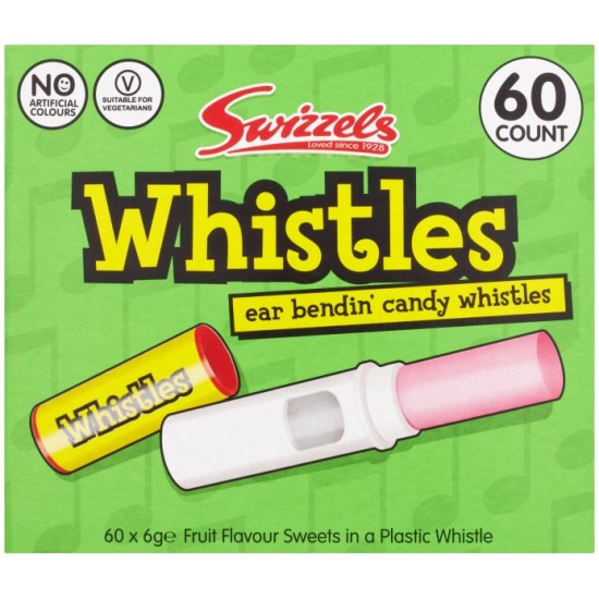 Candy Whistles: 60-Piece Tub