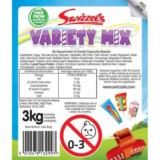 Swizzels Retro Variety Mix 3kg