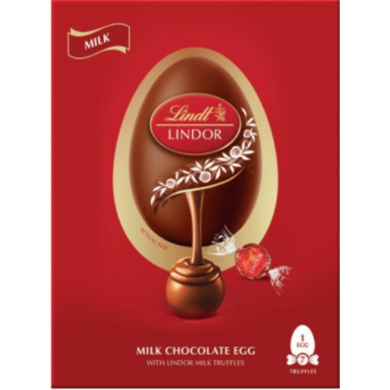 Lindt Lindor Milk Chocolate Easter Egg 133g