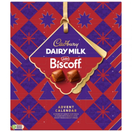 Cadbury Dairy Milk & Biscoff Advent Calendar 6 x 236g Cadbury Dairy Milk & Biscoff Advent Calendar 6 x 236g