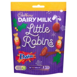 Cadbury Dairymilk Daim Little Robins 16 x 77g