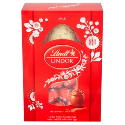 Lindt Lindor Milk Chocolate Easter Egg 215g