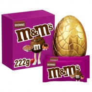 M&Ms Brownie Easter Egg 240g