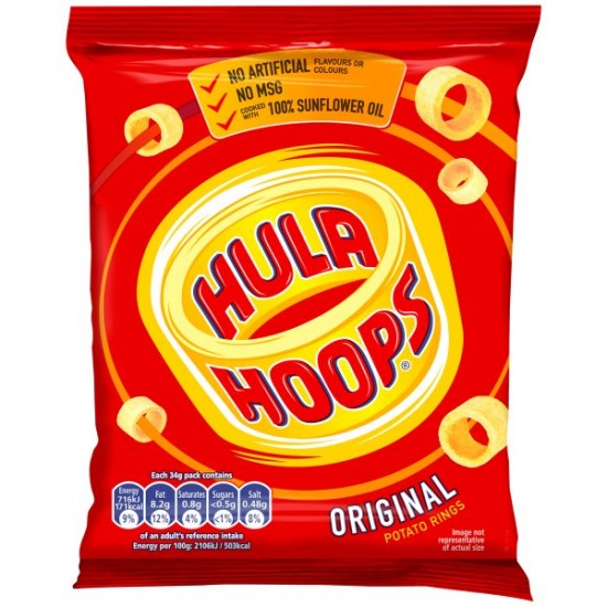 Hula Hoops Original 32 x 34g