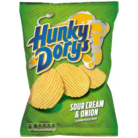 Hunky Dorys Sour Cream & Onion 12 x 135g