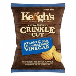 Keoghs Atlantic Sea Salt & Balsamic Vinegar Crinkle Cut 24 x 50g