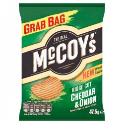 McCoy's Cheddar & Onion Crisps 36 x 45g