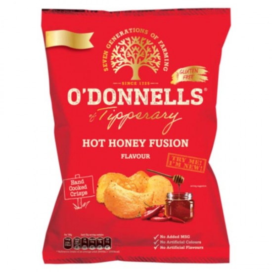 O'Donnells Hot Honey Fusion Crisps 12 x 125g