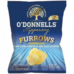 O'Donnells Furrows Salt & Vinegar 12 x 125g