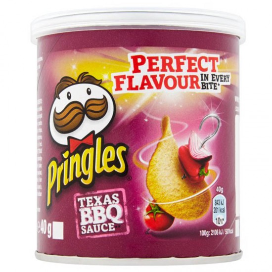 Pringles Texas BBQ Sauce Crisps 12 x 40g