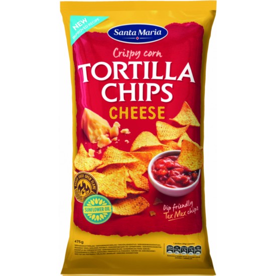 Santa Maria Cheese Tortilla Chips 12 x 475g Santa Maria Cheese Tortilla Chips 12 x 475g