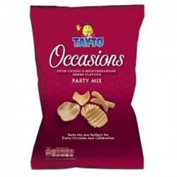 Tayto Occasions Party Mix Four Cheese & Mediterranean Herbs 12 x 100g