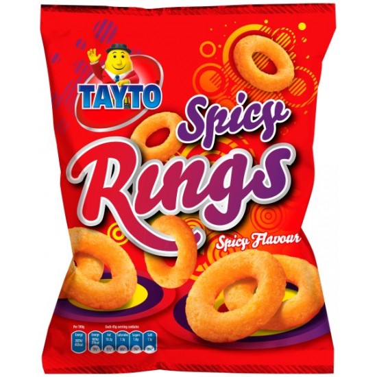 Tayto Spicy Rings 32 x 42g