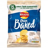 Walkers Baked Cheese & Onion Crisps 32 x 37.5g