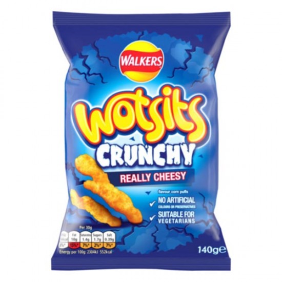 Walkers Crunchy Really Cheesy 12 x 140g