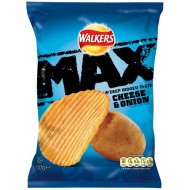 Walkers Max Cheese & Onion Crisps 24 x 50g