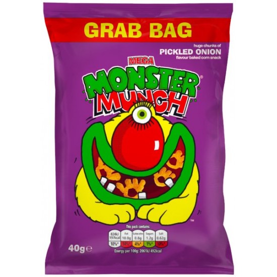 Monster Munch Pickled Onion: 30-Piece Box