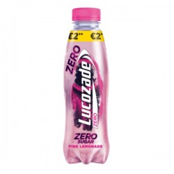 Lucozade Zero Pink Lemonade 12 x 500ml