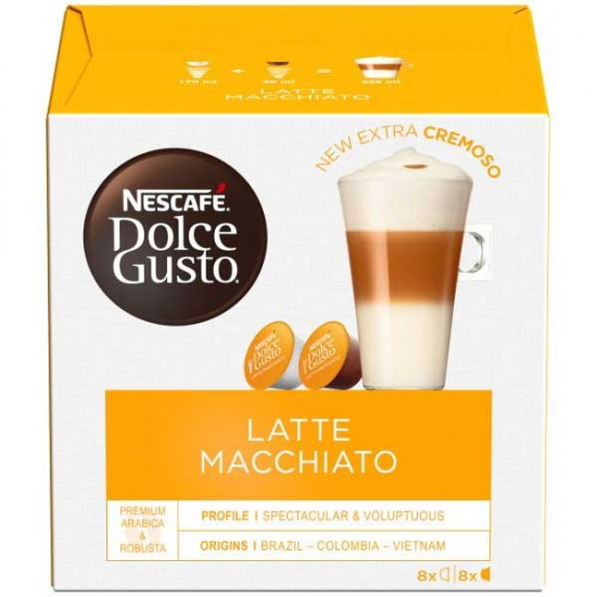 Nescafe Dolce Gusto Latte Macchiato 3 x 16 Pack