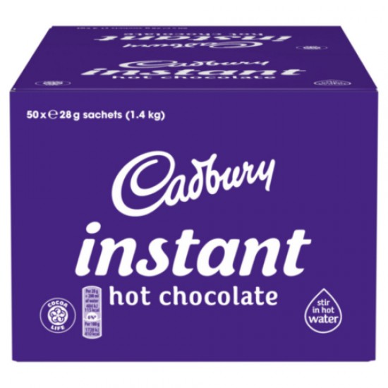 Cadbury Instant Hot Chocolate 50 x 28g