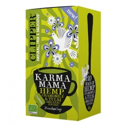 Clipper Organic Karma Mama Hemp Tea 20 Bags x 4