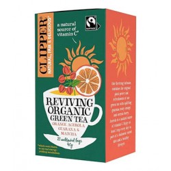 Clipper Organic Reviving Green Tea 20 Bags x 4