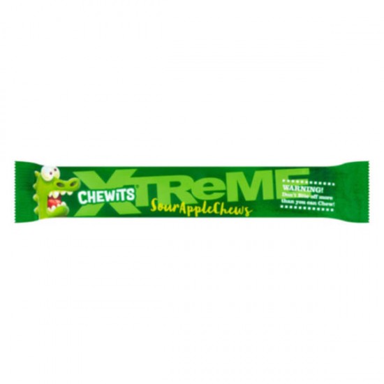 Chewits Xtreme Sour Apple 24 x 31g