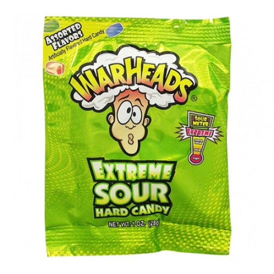 Warheads Extreme Sour Hard Candy 28g Warheads Extreme Sour Hard Candy 28g
