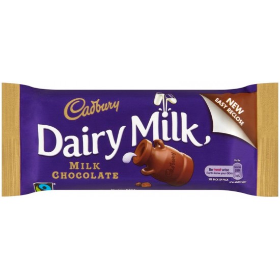 Cadbury Dairy Milk Plain Bars: 48-Piece Box