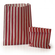 Red Stripe Candy Bag 100 Pack