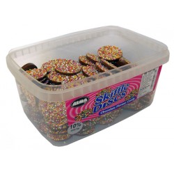 Chocolate Skiffle Discs: 120-Piece Tub