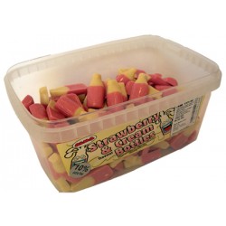 Strawberry & Cream Bottles: 120-Piece Tub