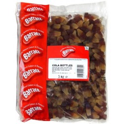 Barratt Cola Bottles 3kg Bag