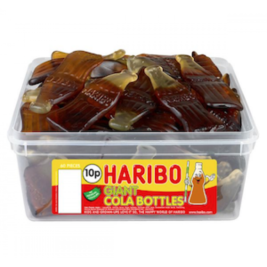 Haribo Giant Cola Bottles: 40-Piece Tub Haribo Giant Cola Bottles: 40-Piece Tub