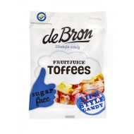 De Bron Fruit Juice Toffees 12 x 90g