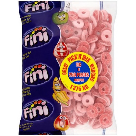 Fini Strawberry Rings: 240-Piece Bag