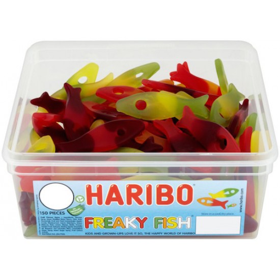 Haribo Freaky Fish: 100-Piece Tub