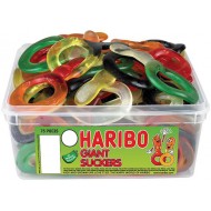 Haribo Giant Suckers: 60-Piece Tub
