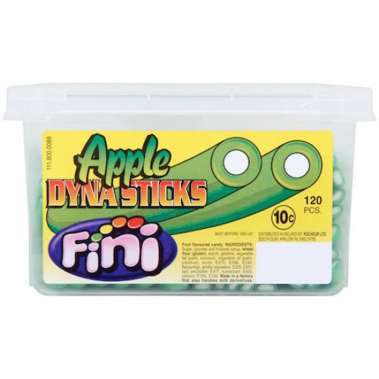 Fini Apple Dyna Stix: 120-Piece Tub 