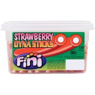 Fini Strawberry Dyna Stix: 120-Piece Tub