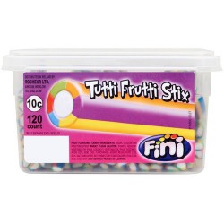 Fini Tutti Frutti Dyna Stix: 120-Piece Tub