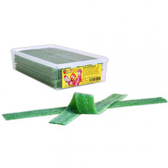 King Regal Sour Apple Belts: 200-Piece Box